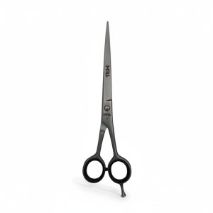 Tijera de Corte Profesional HAUS de 7" – Acabado Negro Mate / Gris Oscuro