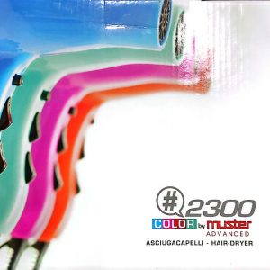 Secador de Pelo Profesional Muster Color #2300 Advanced - Alta Potencia y Diseño Ergonómico Compacto