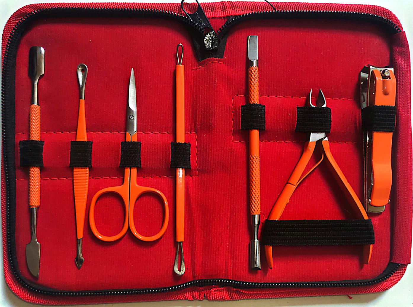 Set de Manicura y Cuidado Facial de Precisión - 7 Piezas con Estuche